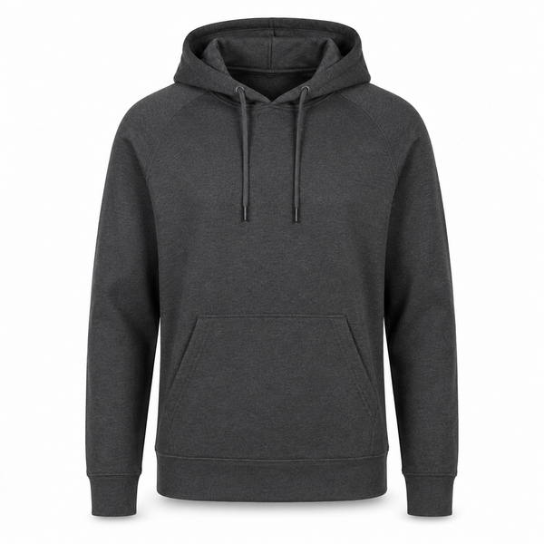 Hoodie antraciet