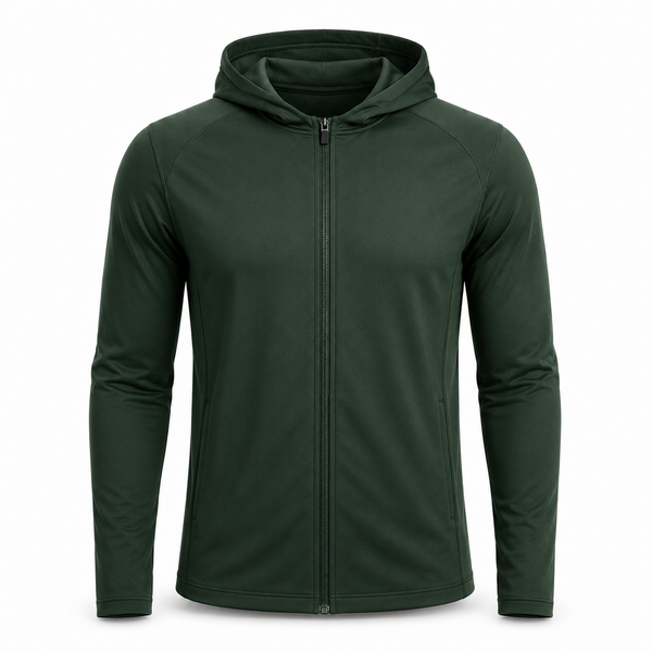 Sweatvest groen