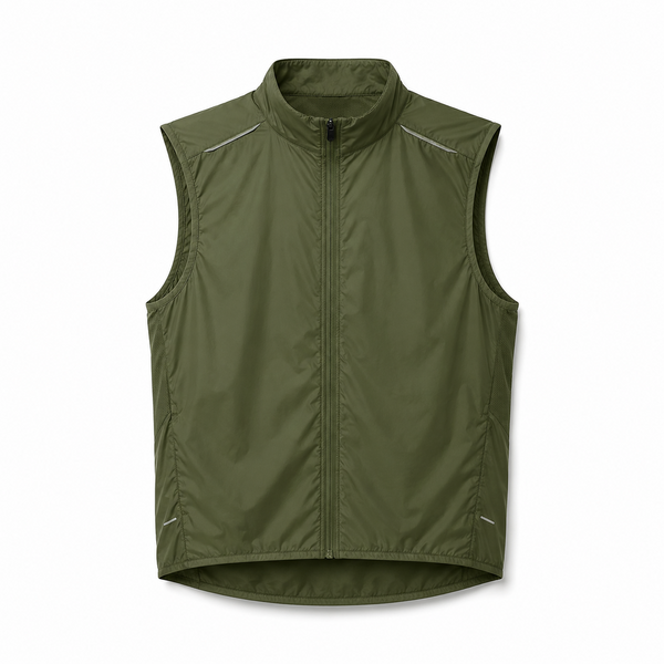 Hardloopvest olijf